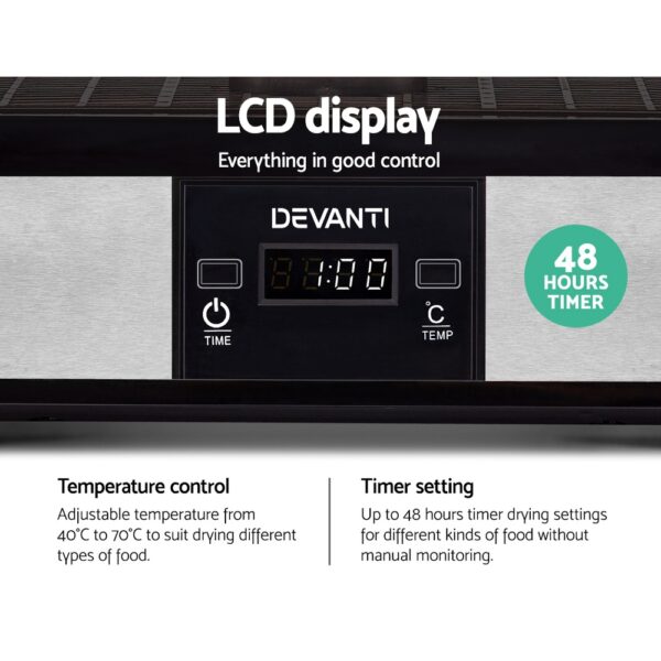 Devanti 5 Trays Food Dehydrator - Image 4